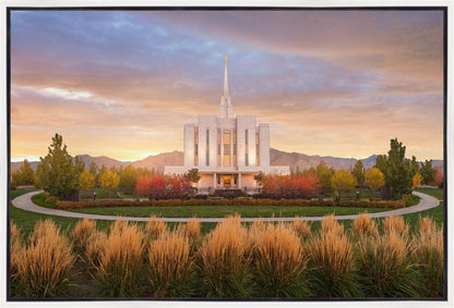 Oquirrh Mountain Sunrise Gallery Wrap