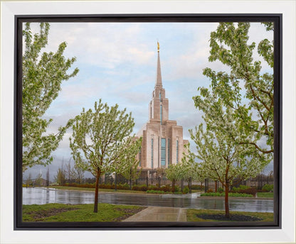 Oquirrh Mountain Rainfall Gallery Wrap