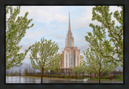 Oquirrh Mountain Rainfall Gallery Wrap