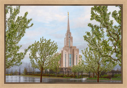 Oquirrh Mountain Rainfall Gallery Wrap