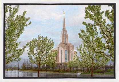 Oquirrh Mountain Rainfall Gallery Wrap