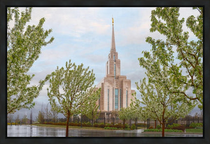 Oquirrh Mountain Rainfall Gallery Wrap