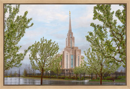 Oquirrh Mountain Rainfall Gallery Wrap