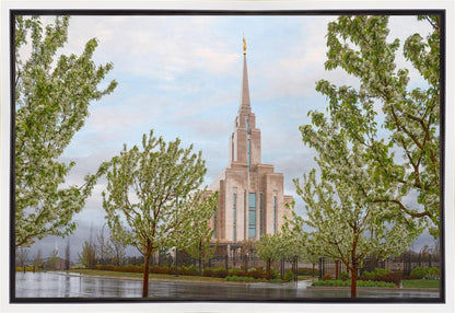 Oquirrh Mountain Rainfall Gallery Wrap