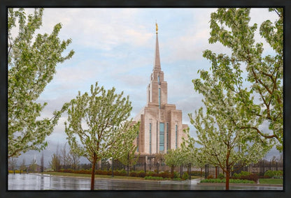 Oquirrh Mountain Rainfall Gallery Wrap