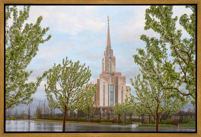 Oquirrh Mountain Rainfall Gallery Wrap