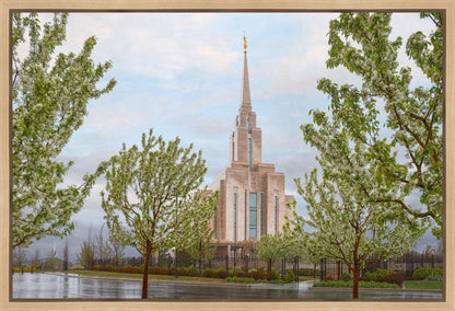 Oquirrh Mountain Rainfall Gallery Wrap