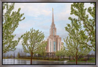 Oquirrh Mountain Rainfall Gallery Wrap