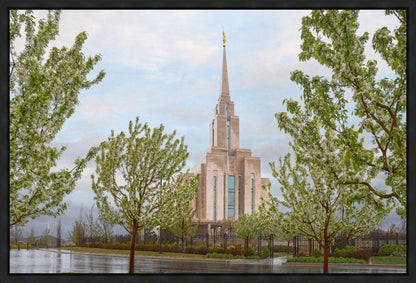 Oquirrh Mountain Rainfall Gallery Wrap