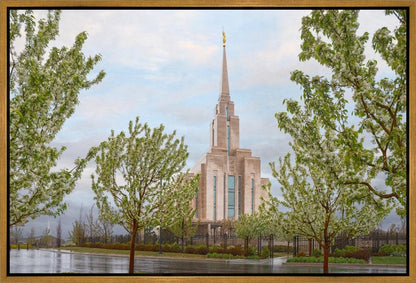 Oquirrh Mountain Rainfall Gallery Wrap