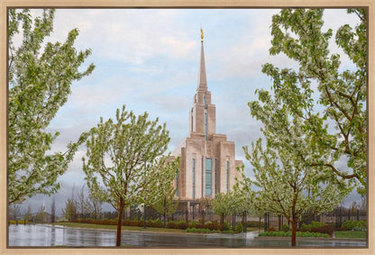 Oquirrh Mountain Rainfall Gallery Wrap