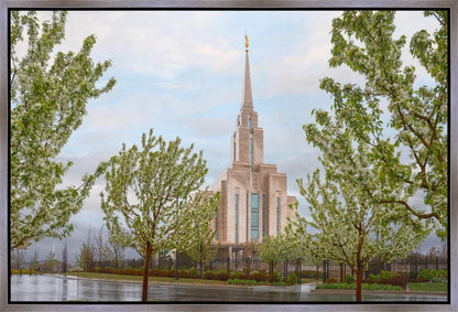 Oquirrh Mountain Rainfall Gallery Wrap