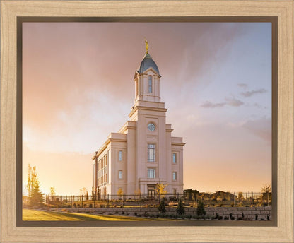 Cedar City Early Sunset Gallery Wrap