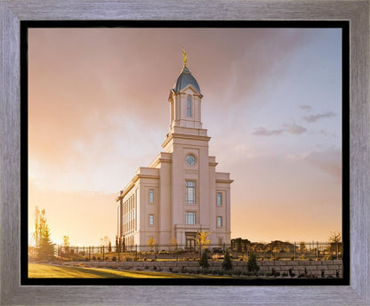 Cedar City Early Sunset Gallery Wrap