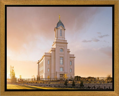 Cedar City Early Sunset Gallery Wrap