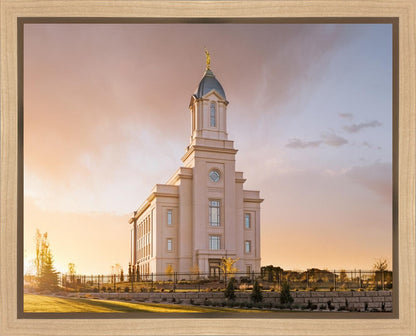 Cedar City Early Sunset Gallery Wrap