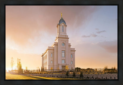 Cedar City Early Sunset Gallery Wrap