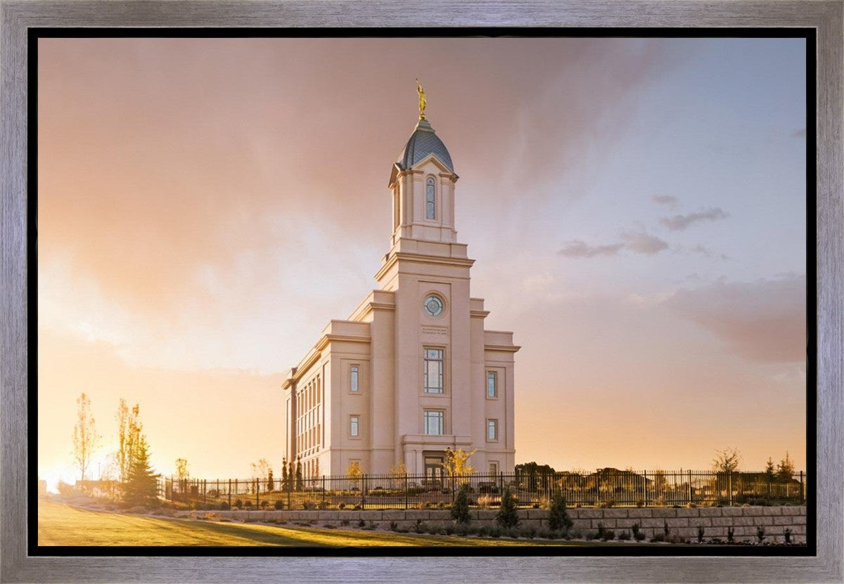 Cedar City Early Sunset Gallery Wrap