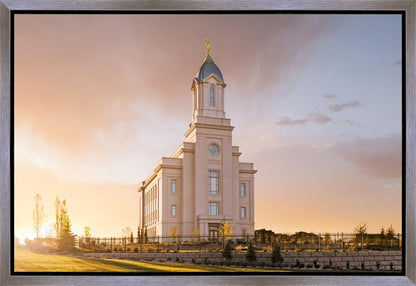 Cedar City Early Sunset Gallery Wrap