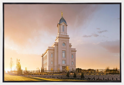 Cedar City Early Sunset Gallery Wrap