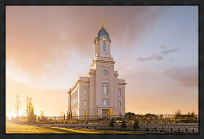 Cedar City Early Sunset Gallery Wrap