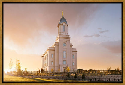 Cedar City Early Sunset Gallery Wrap