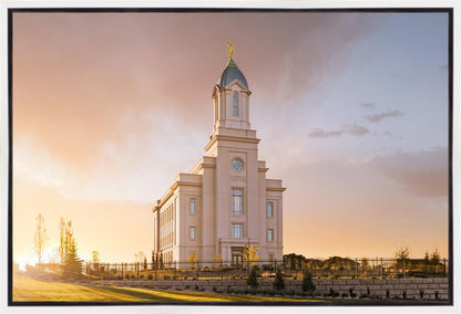 Cedar City Early Sunset Gallery Wrap