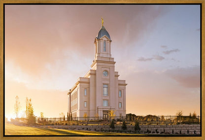 Cedar City Early Sunset Gallery Wrap