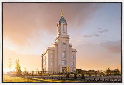 Cedar City Early Sunset Gallery Wrap