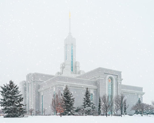 Mount Timpanogos Winter Gallery Wrap