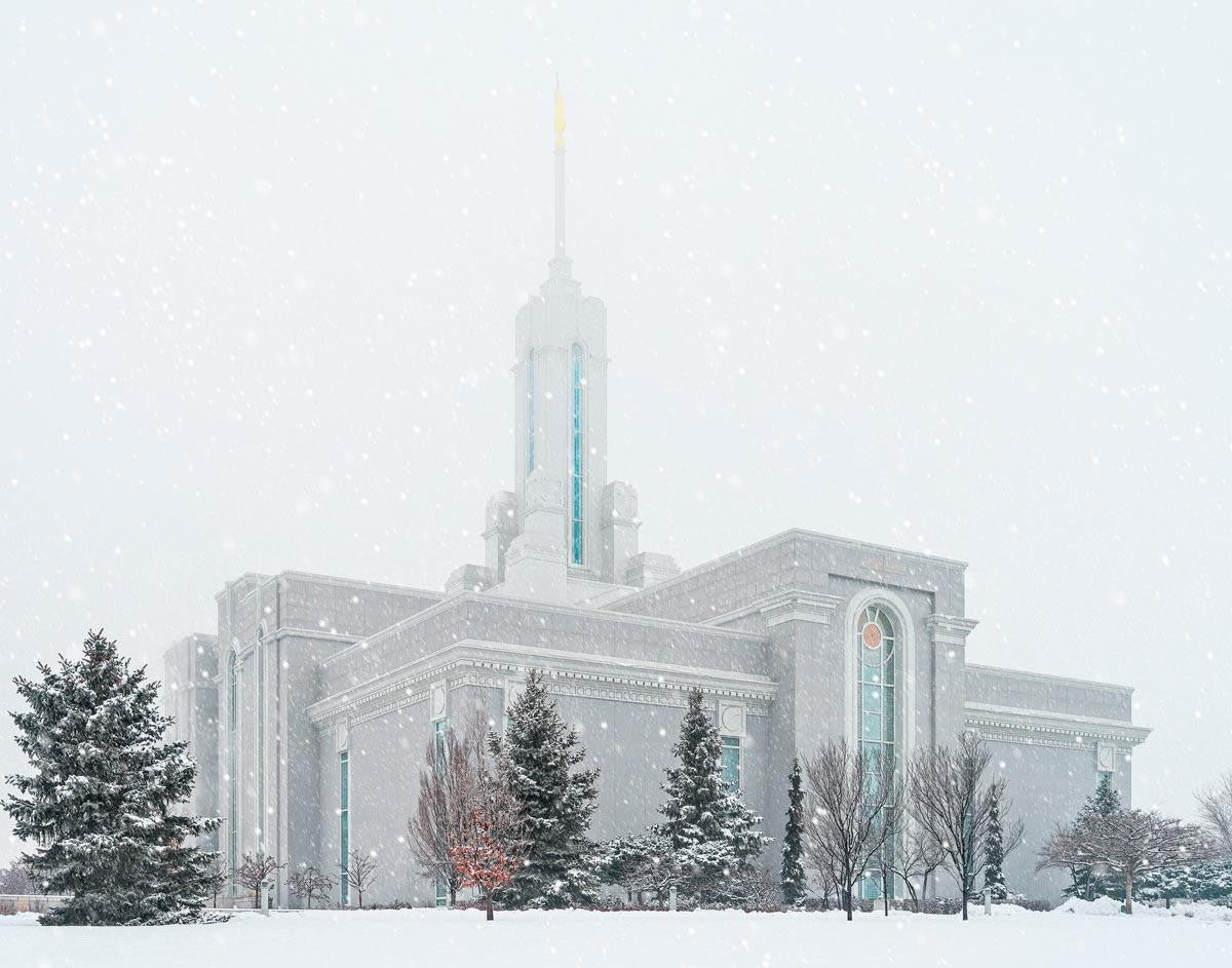 Mount Timpanogos Winter Gallery Wrap