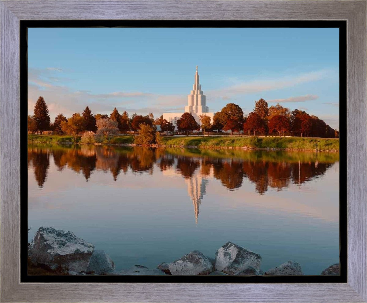 Idaho Falls Sunset on the River