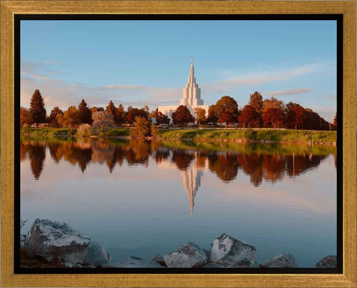 Idaho Falls Sunset on the River