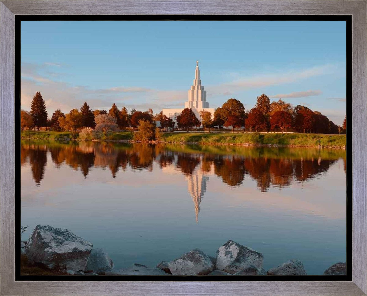 Idaho Falls Sunset on the River