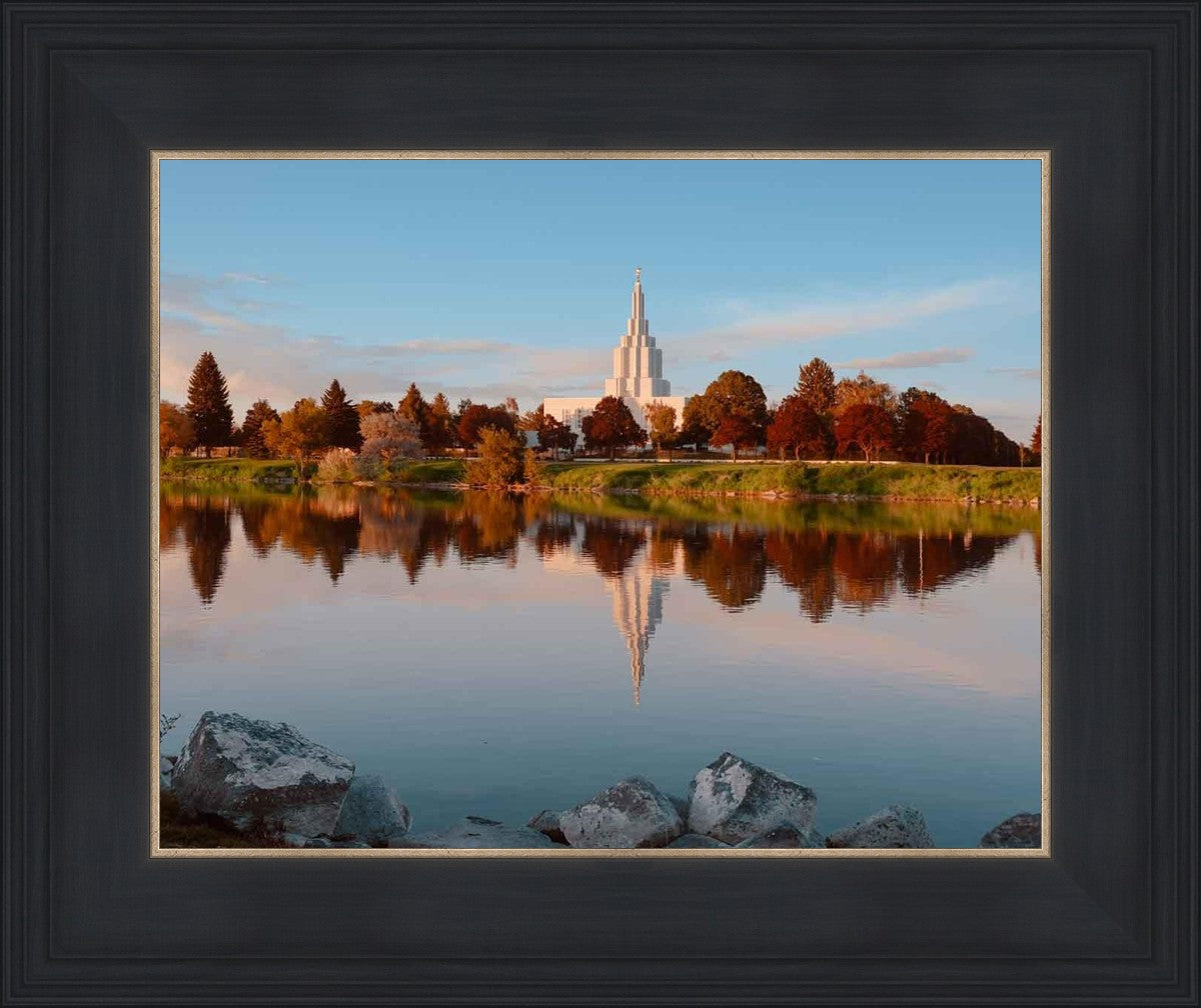 Idaho Falls Sunset on the River