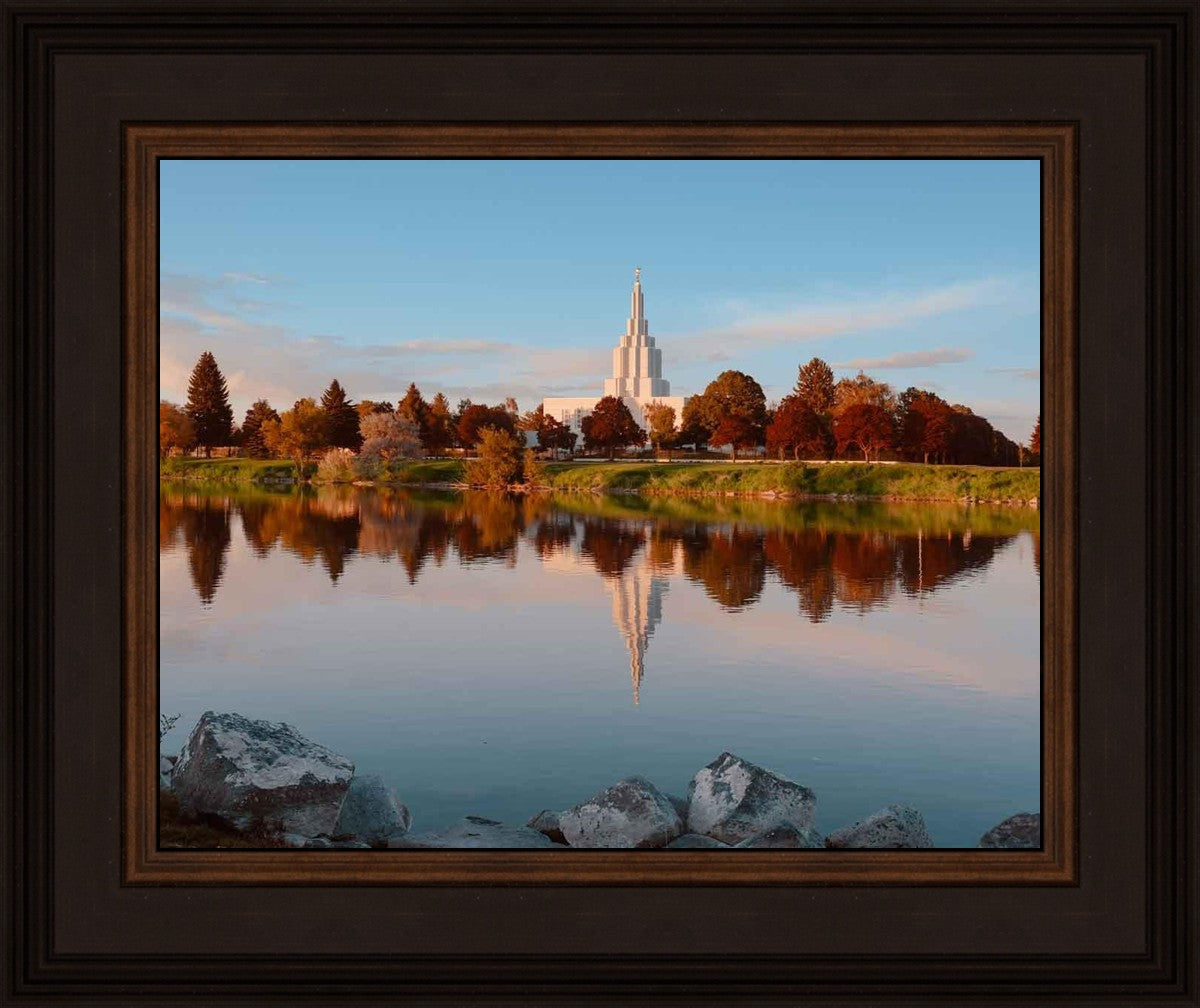 Idaho Falls Sunset on the River