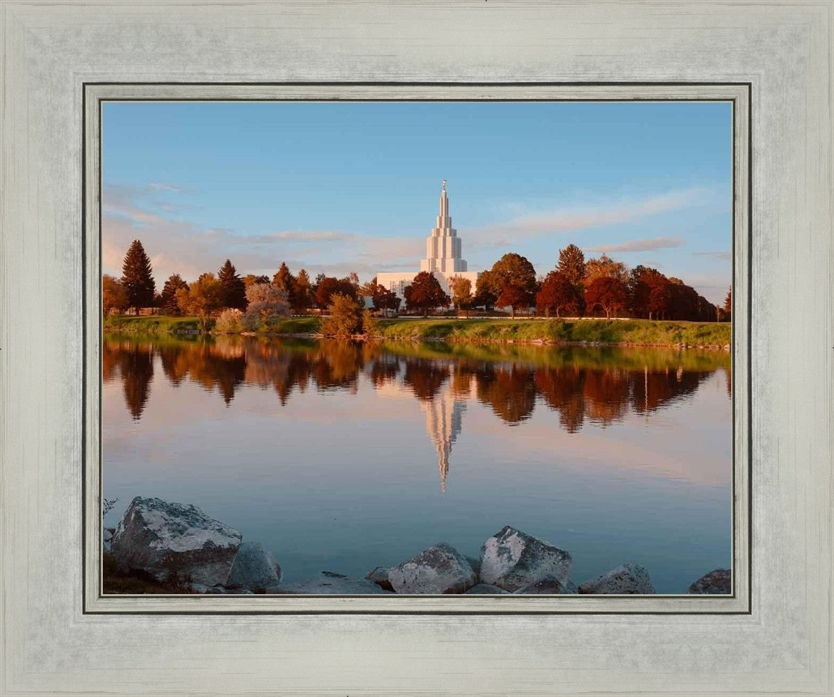 Idaho Falls Sunset on the River