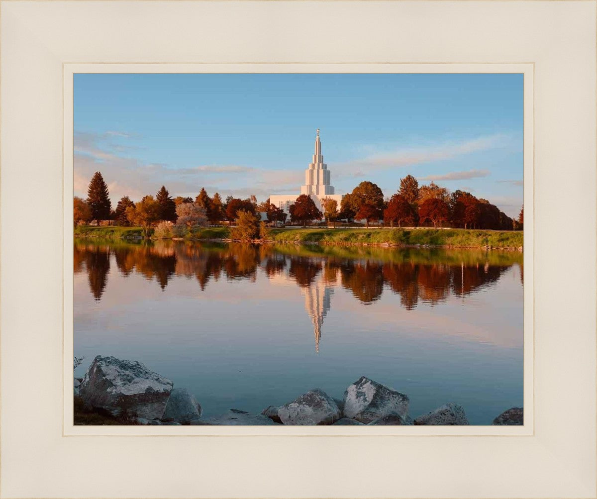 Idaho Falls Sunset on the River