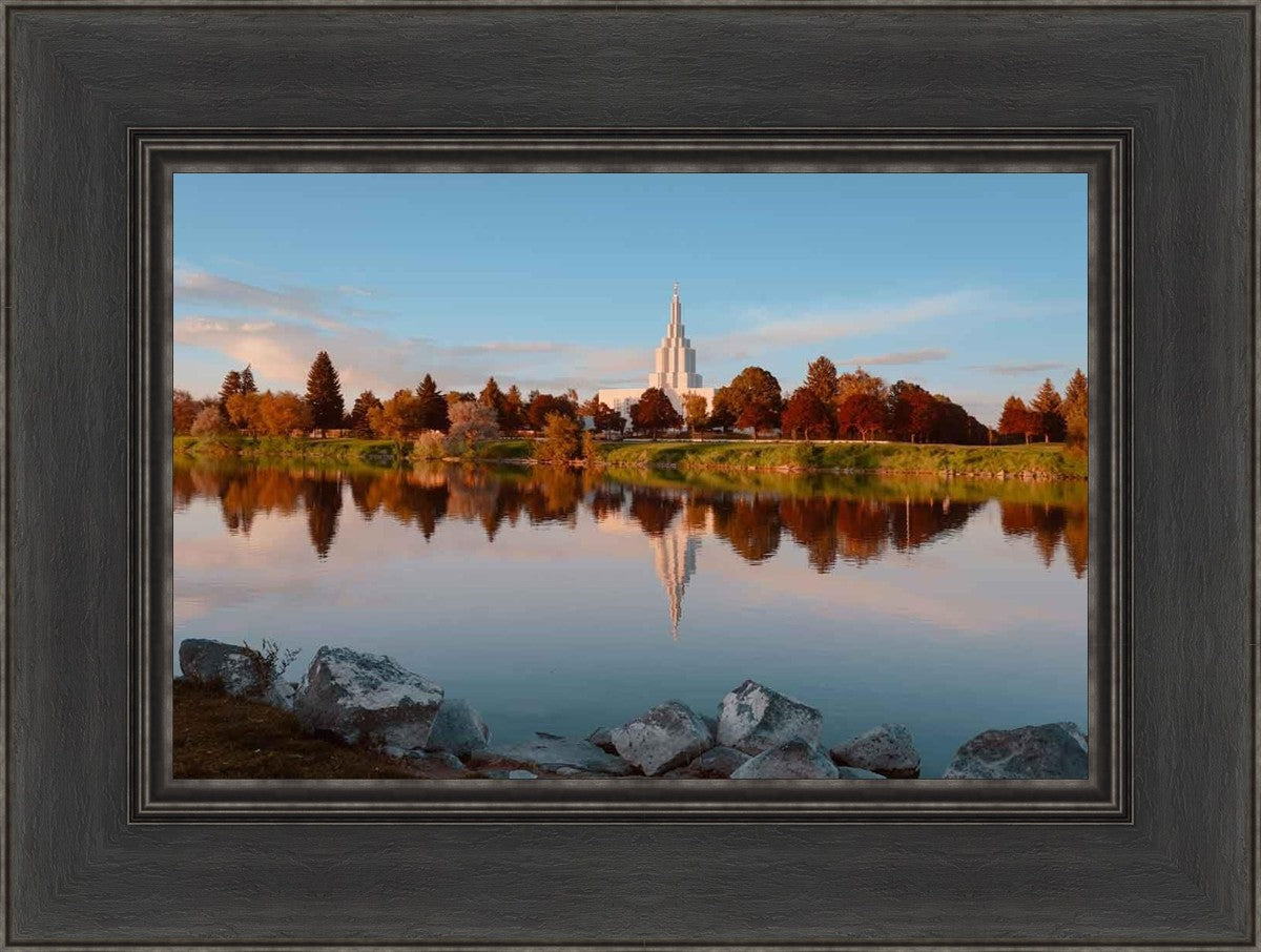 Idaho Falls Sunset on the River