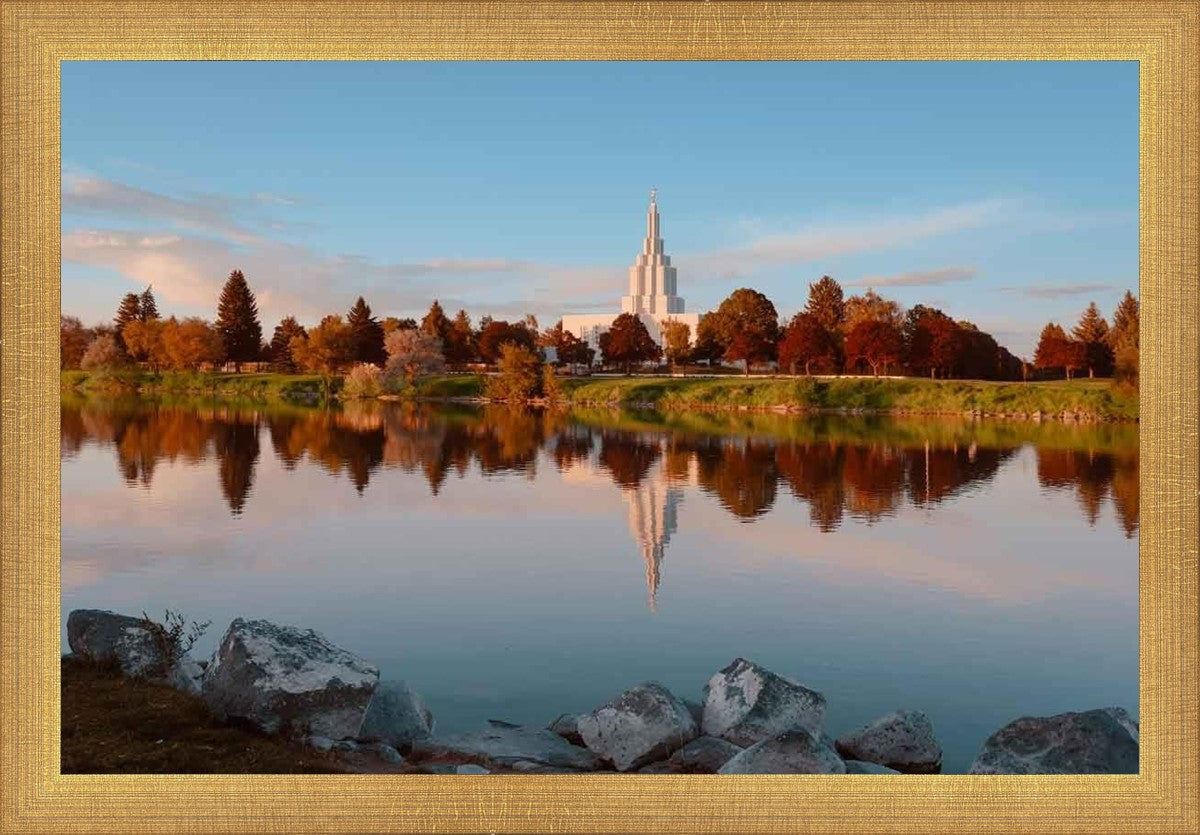 Idaho Falls Sunset on the River