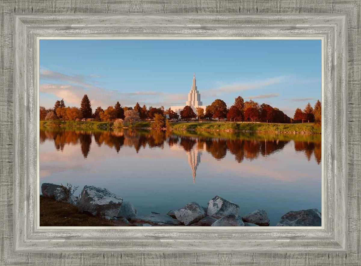 Idaho Falls Sunset on the River