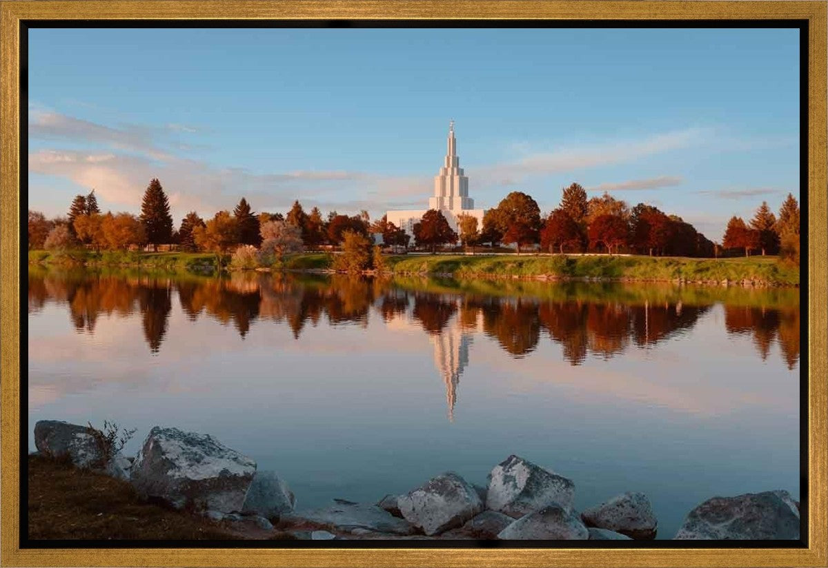 Idaho Falls Sunset on the River