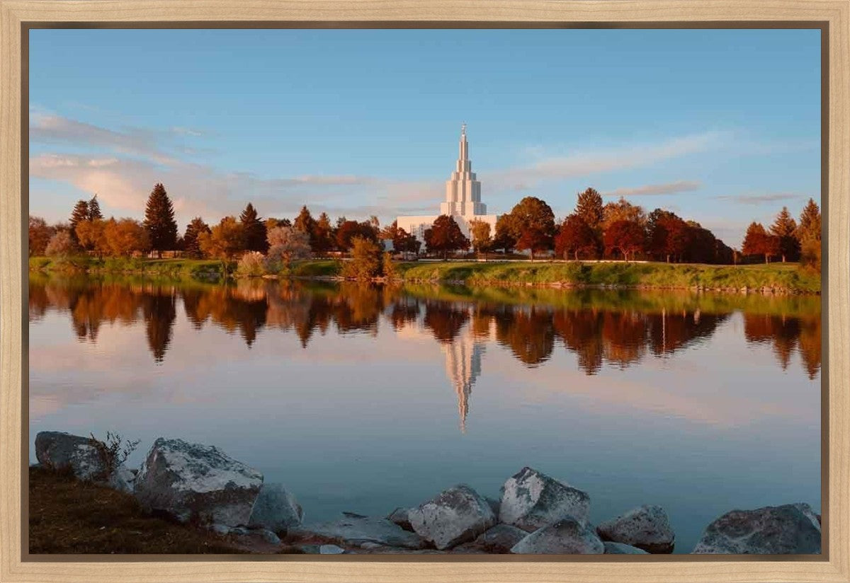 Idaho Falls Sunset on the River