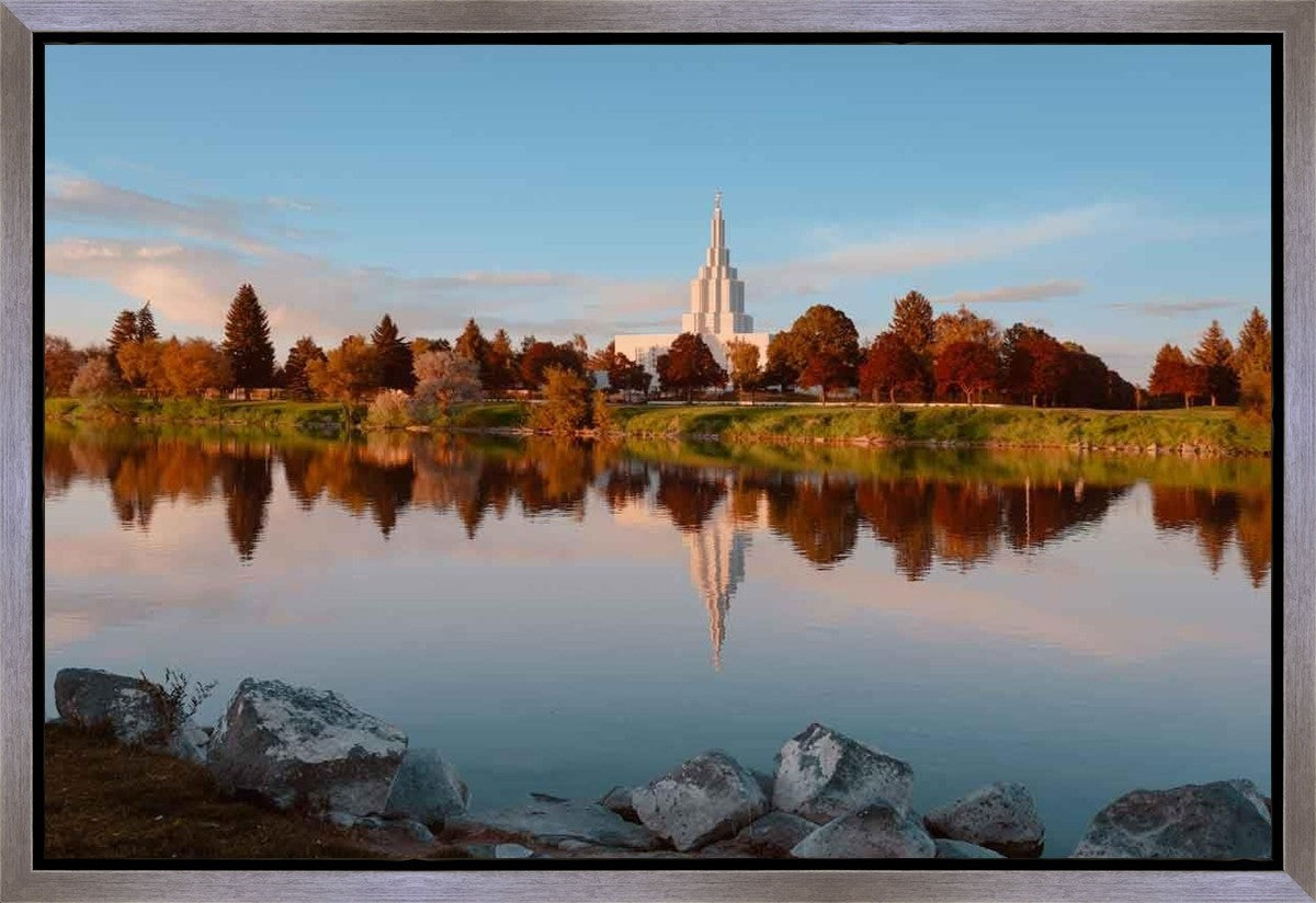 Idaho Falls Sunset on the River