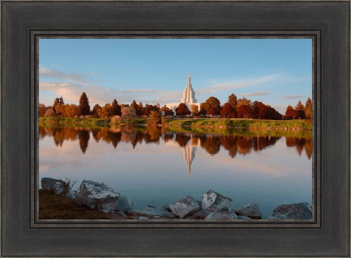 Idaho Falls Sunset on the River