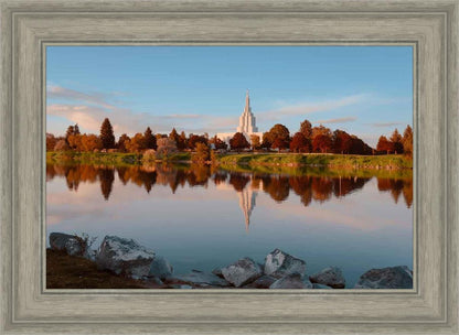 Idaho Falls Sunset on the River