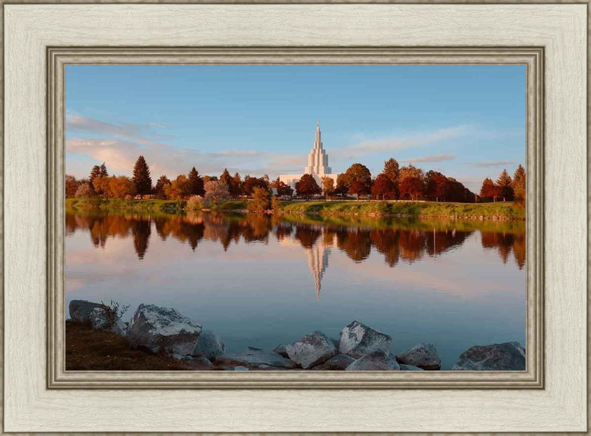 Idaho Falls Sunset on the River