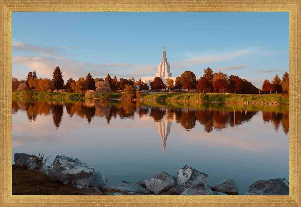 Idaho Falls Sunset on the River