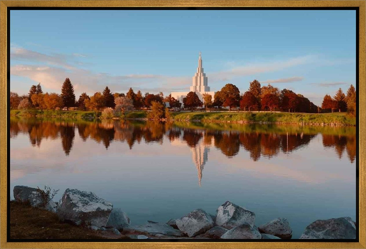 Idaho Falls Sunset on the River