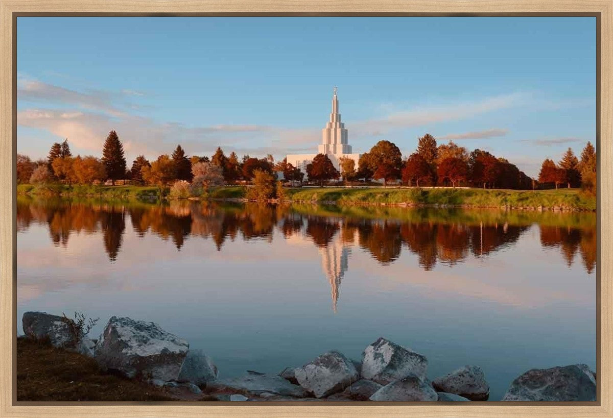 Idaho Falls Sunset on the River